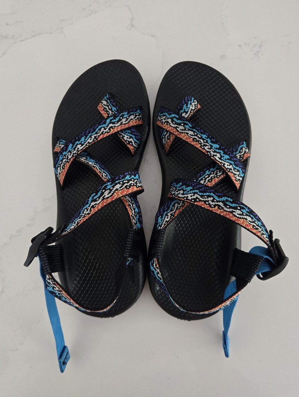 Chaco Z/2 Rapid Pro Toe-Loop Adjustable Outdoor Sandal Eddy Aqua Black  Womens 9 - Picture 7 of 7